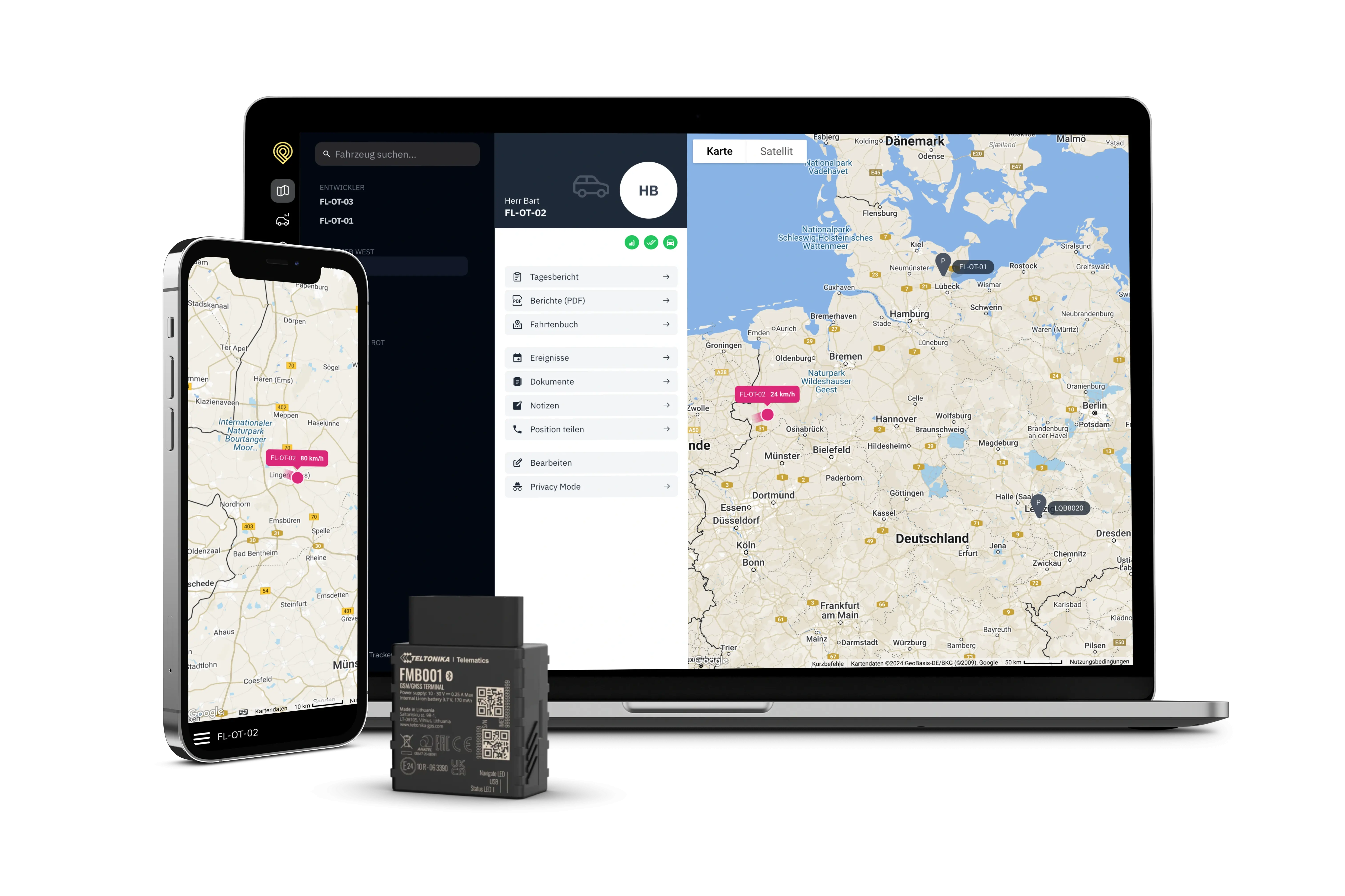 FLOTTR App und Tracker